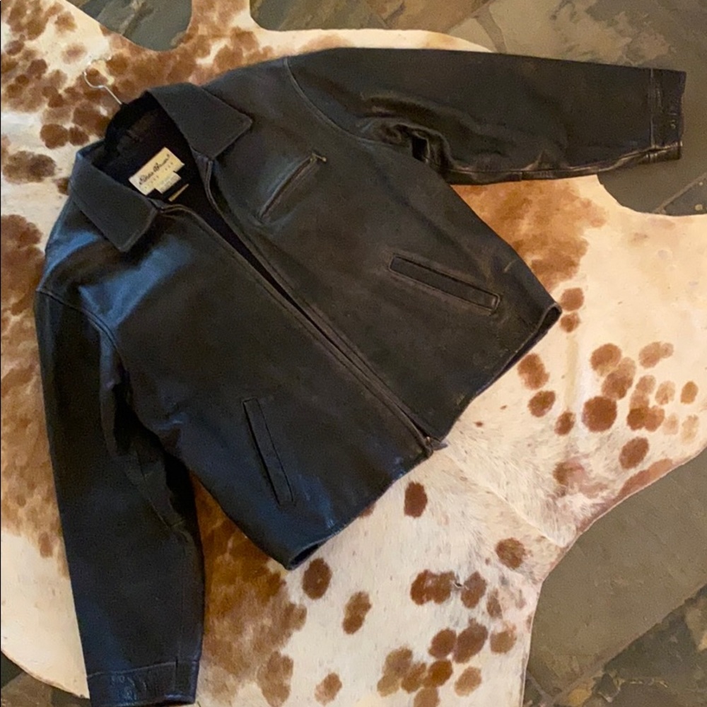 Distressed Leather Jacket